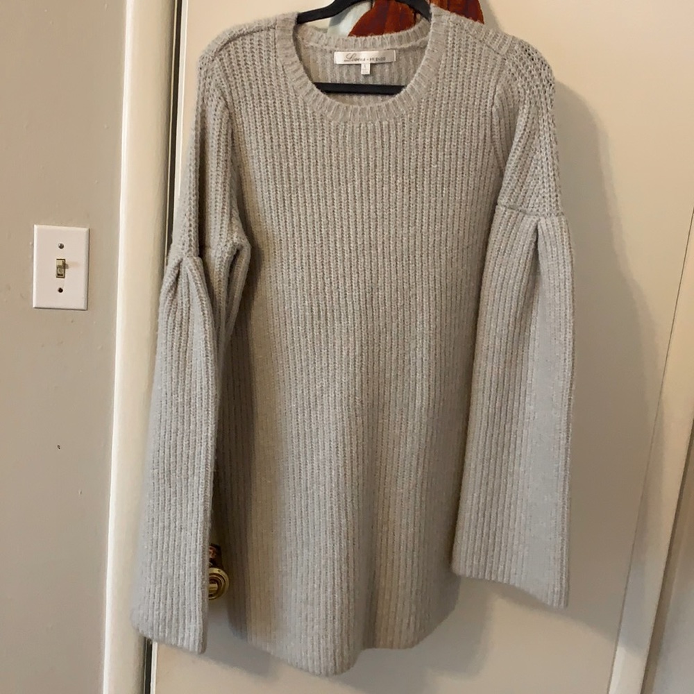 Lover + Friends grey sweater